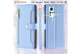 Чехол-книжка MyPads для Redmi Note 12 Pro 4G, синий