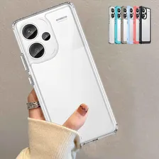 Силиконовый чехол для Xiaomi Redmi Note 13 Pro Plus, чехол Redmi Note 13 Pro Plus, прозрачный цветной противоударный чехол